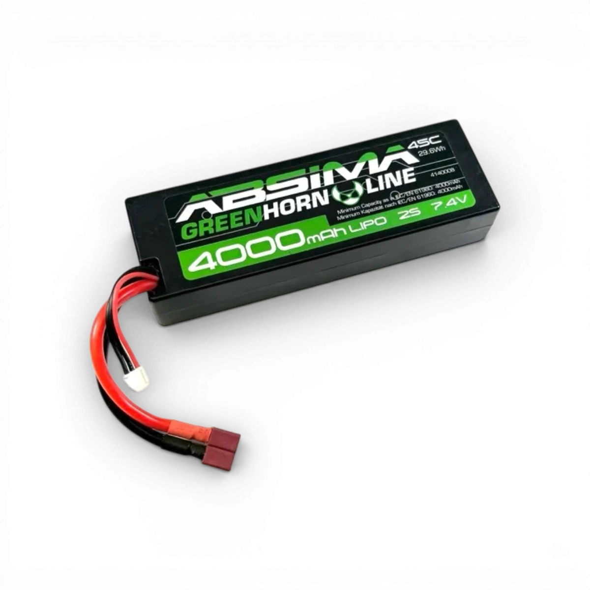 Batterie Lipo 7.4V 4000mAh 50C Dean - Absima - DriftParadiZ