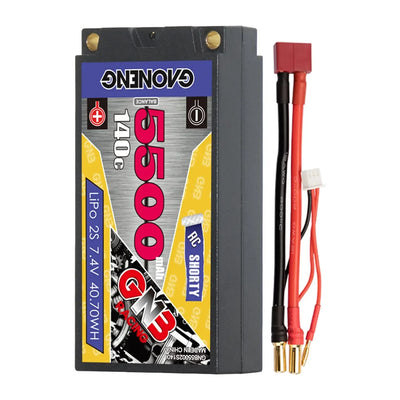 batterie Lipo 7.4V 5500mah 140C short - GAONENG - GNB55002S140i