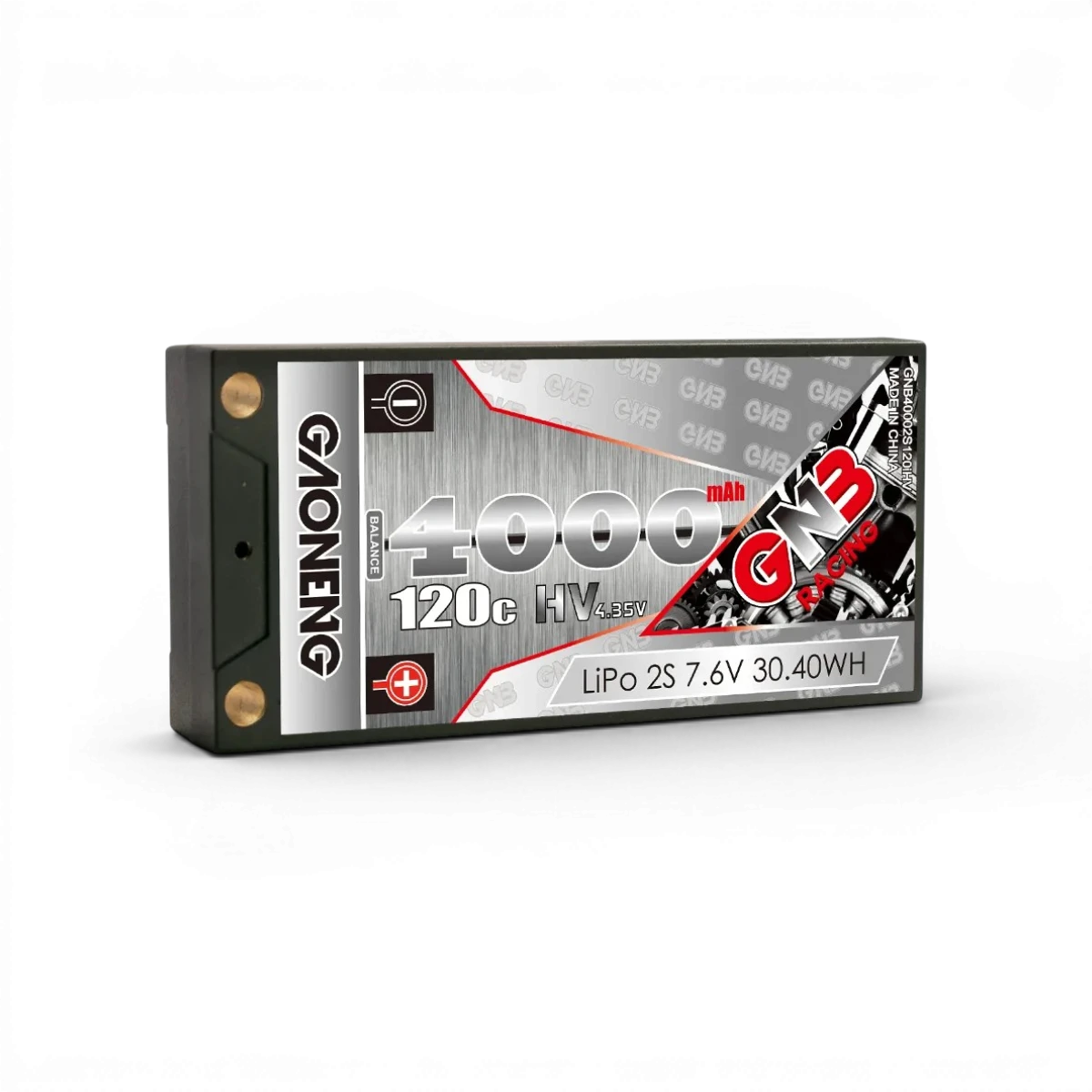 batterie Lipo LiHV 7.6V 4000mah 120C LCG short - GAONENG - DriftParadiZ