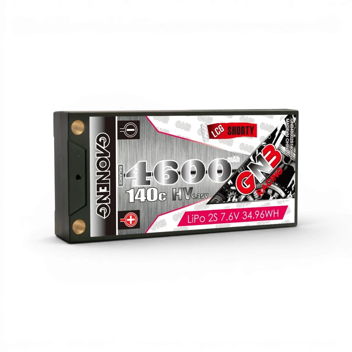 batterie Lipo LiHV 7.6V 4600mah 140C LCG short - GAONENG - DriftParadiZ