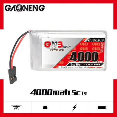 Batterie lipo pour sanwa 4000mah 1S 3.7V - Exemple : Sanwa MT-5/M17 - Gaoneng - GNB40001S5R