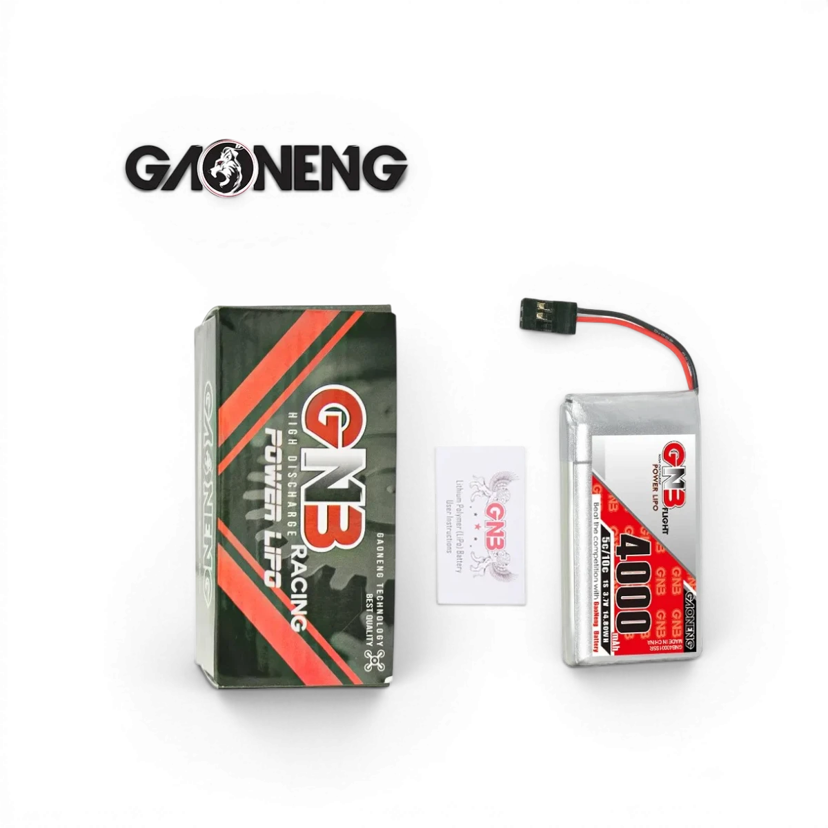 Batterie lipo pour sanwa 4000mah 1S 3.7V - Exemple : Sanwa MT-5/M17 - Gaoneng - DriftParadiZ