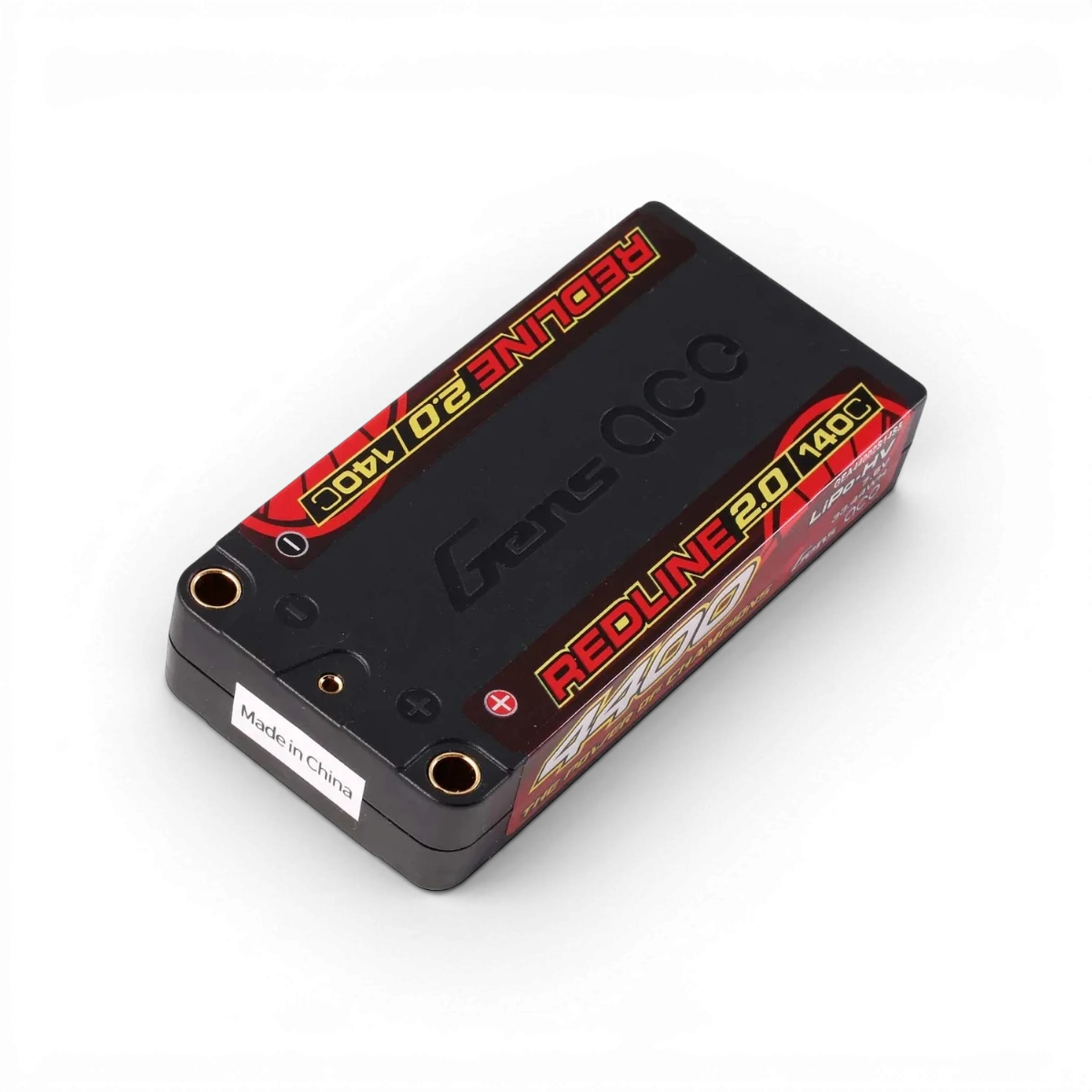 Batterie LiPo Redline 2.0 2S 140C 4400mAh – Gens Ace – GEA44002S14S5 - DriftParadiZ