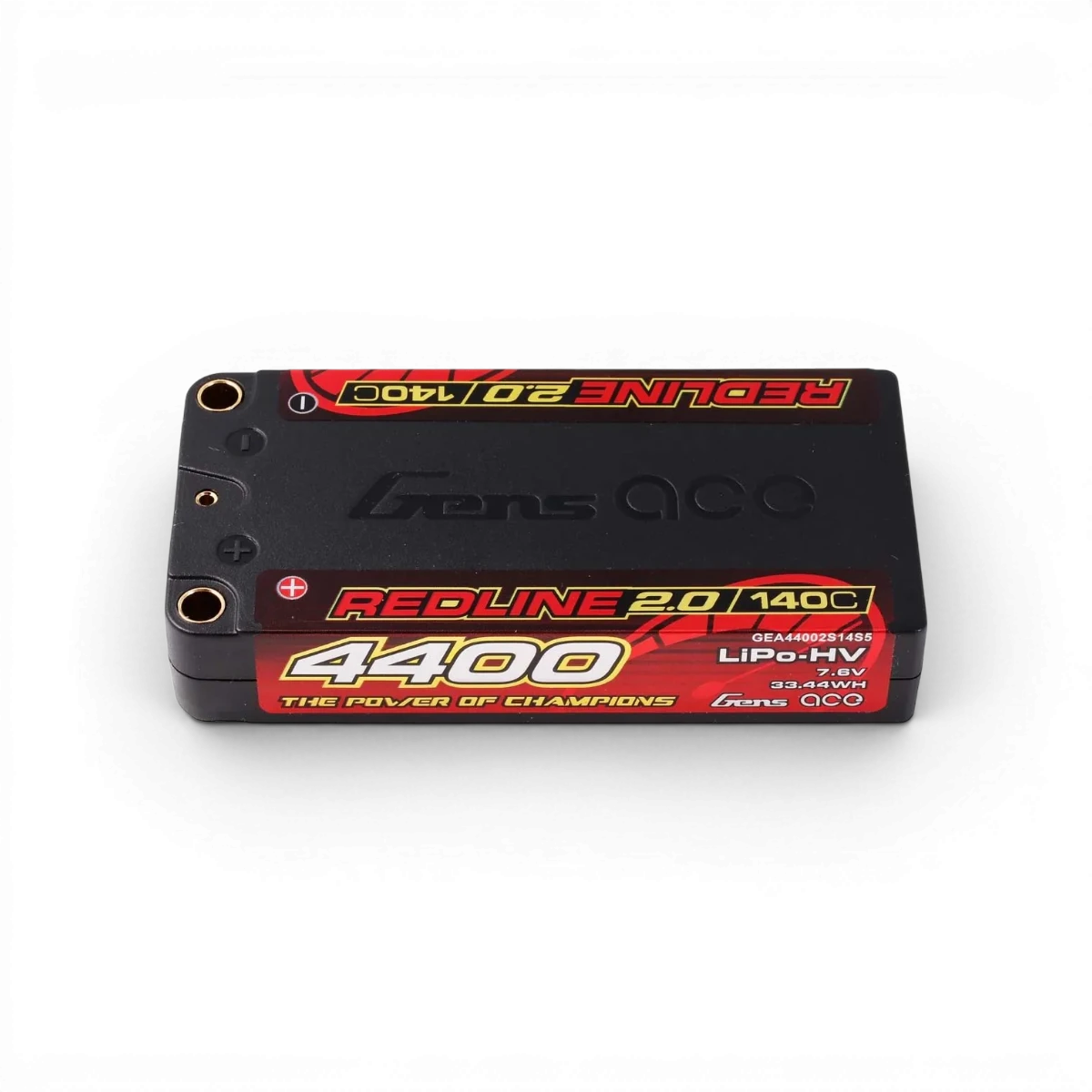 Batterie LiPo Redline 2.0 2S 140C 4400mAh – Gens Ace – GEA44002S14S5 - DriftParadiZ