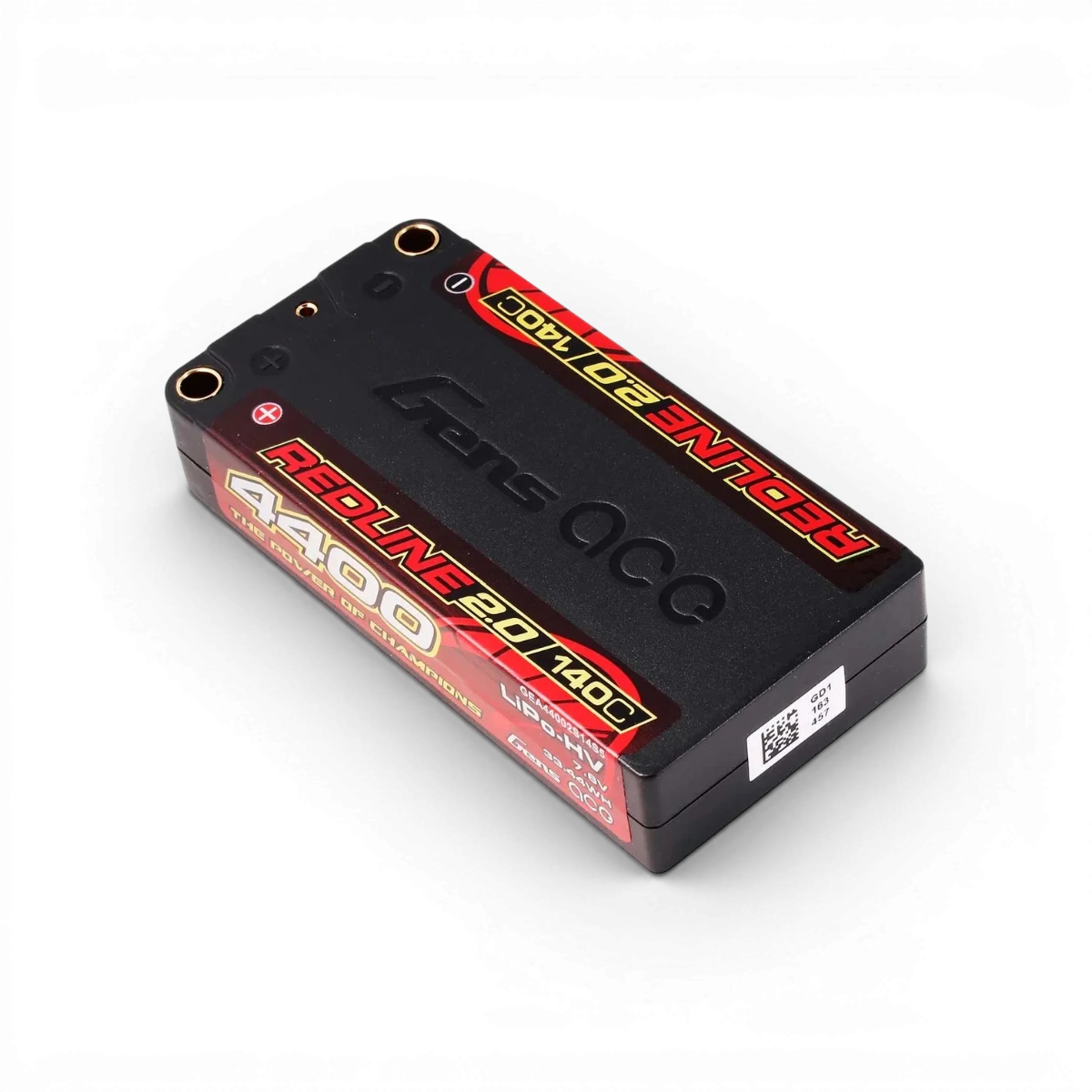 Batterie LiPo Redline 2.0 2S 140C 4400mAh – Gens Ace – GEA44002S14S5 - DriftParadiZ