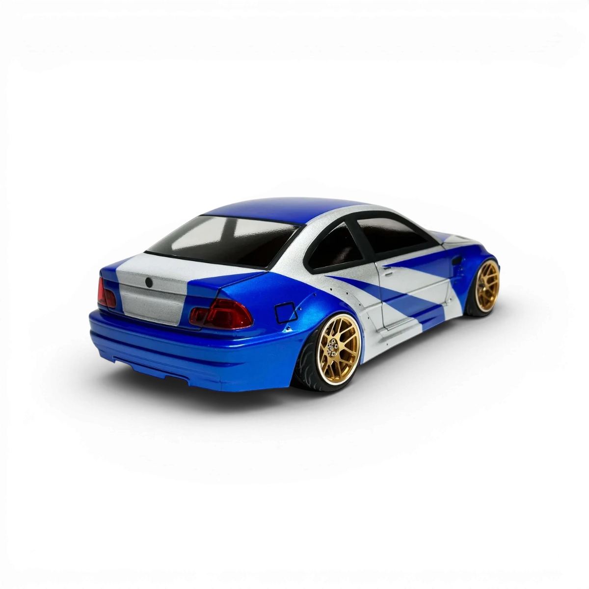 Carrosserie BMW E46 M3 en plastique pour voiture RC, modèle détaillé de la marque Aplastics RC.