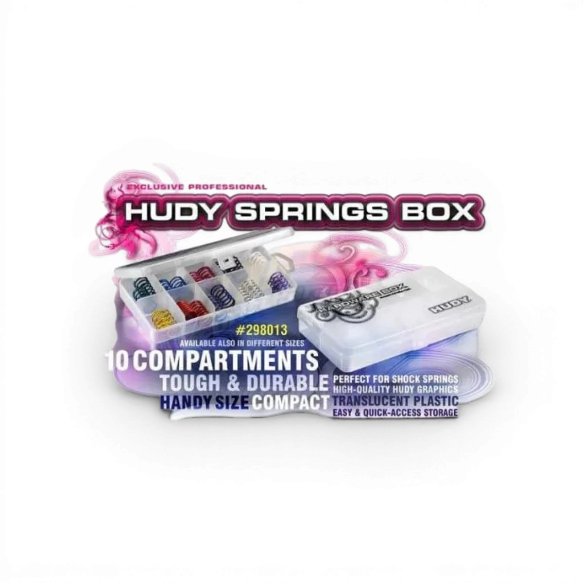 Boite de rangement 10 compart. - Petite - HUDY - DriftParadiZ