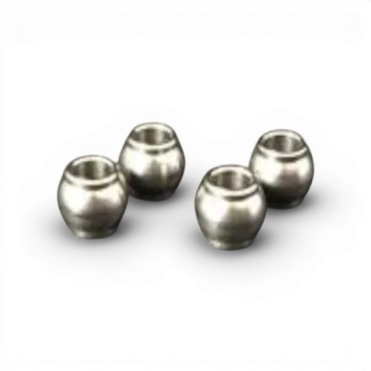Boules inférieures d'amortisseur à faible friction SHIBATA, pièces détachées pour suspension, vue détaillée sur l'image.