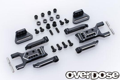 Bras de suspension arrière réglable en aluminium Type-3 pour OD - OVERDOSE