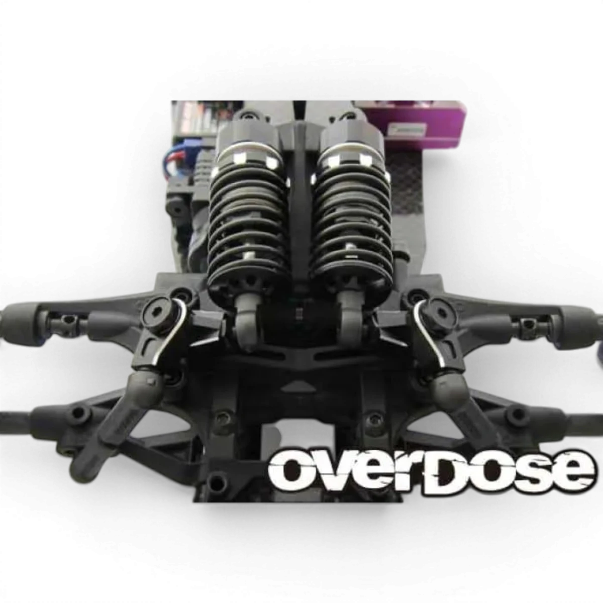 Bras oscillants amortisseur aluminium - OVERDOSE - DriftParadiZ