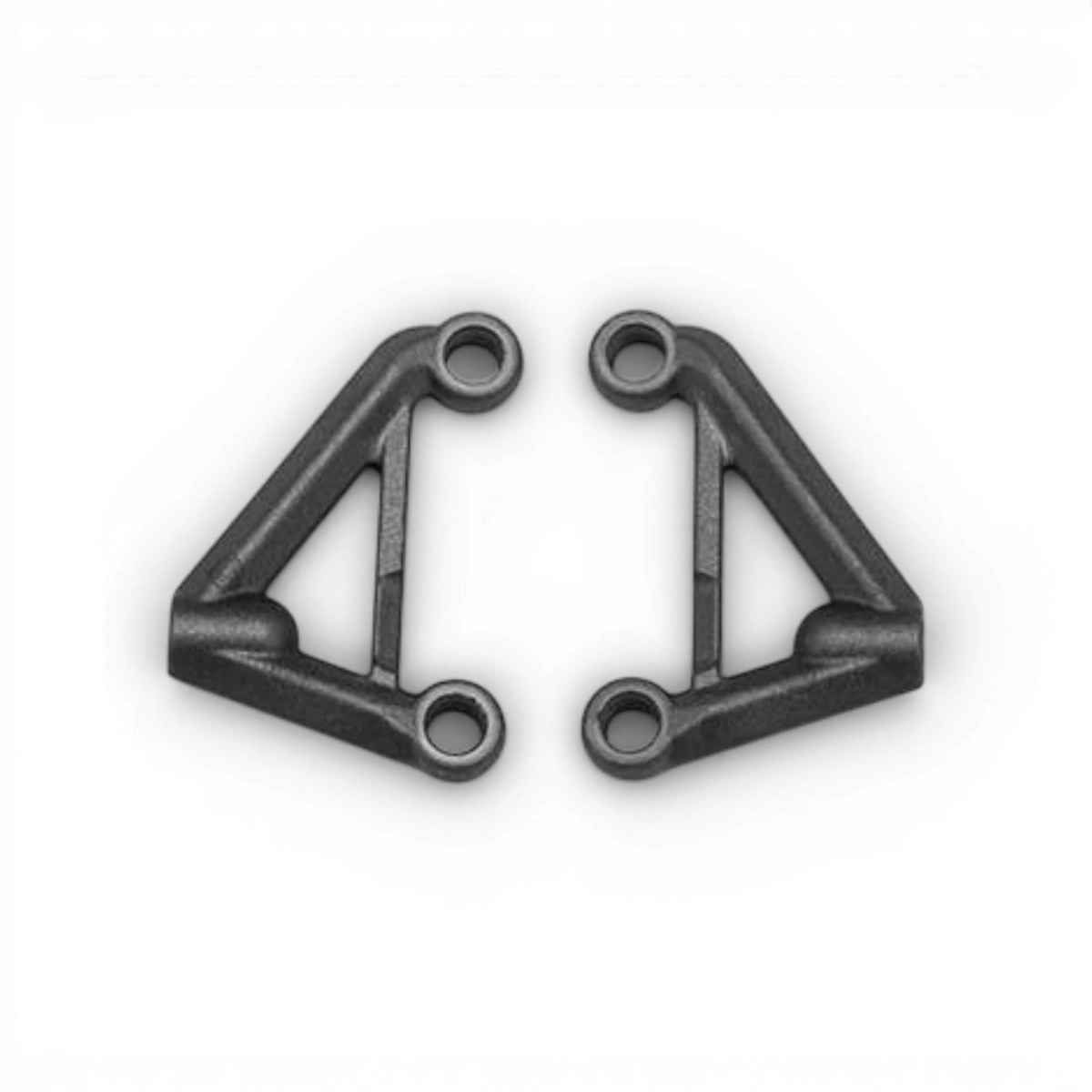 Bras triangulaire supérieur avant pour MD1.0, pièce détachée de la marque Team Yokomo, visible avec composants en plastique noir.
