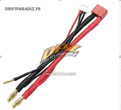 Cable 12cm Dean/PK 4mm pour chargeur -  DPartZ