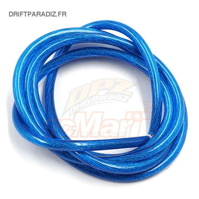 Cable bleu transparent 12AWG 1M - Yeah Racing