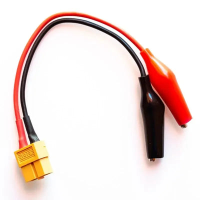 Câble de charge XT60 vers pinces crocodile -  Beez2B - BEEC1072