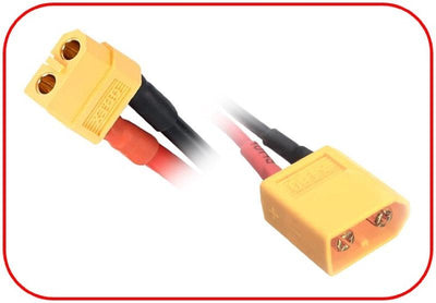 Câble de charge XT60 vers XT60 15cm - Absima