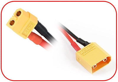 Câble de charge XT60 vers XT90 15cm - Absima
