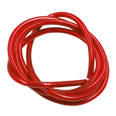 Cable rouge transparent 12AWG 1M - Yeah Racing - WPT-0137RD