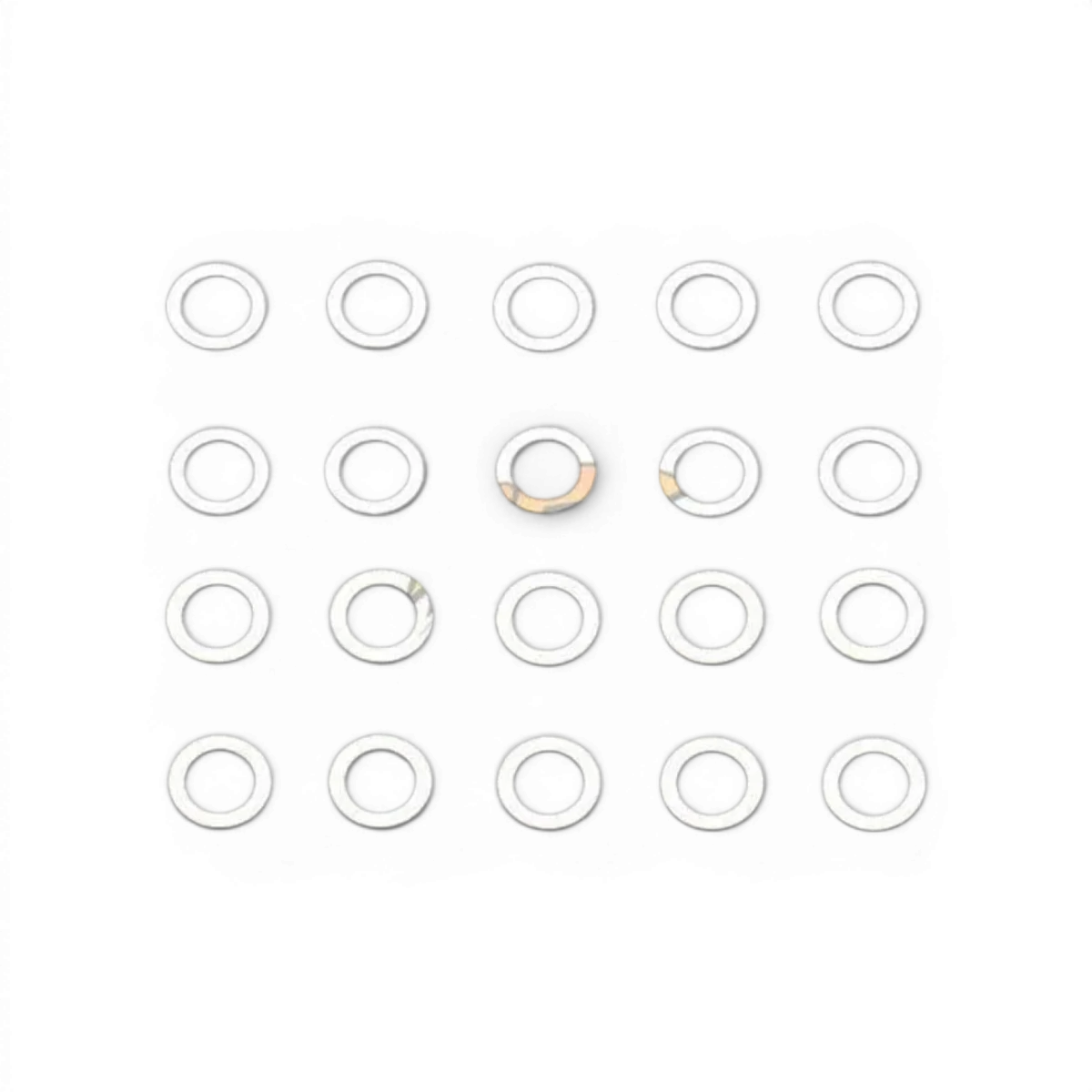 Cales détachées de 0,1mm et 0,2mm x 3mm, lot de 10 pièces, pour modèles RC Team Reve D, pièces de précision.