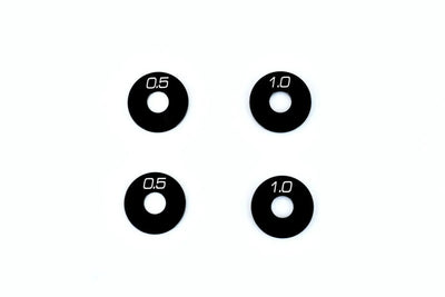 Cales aluminum pour roues 0.5/1.0mm - 2pcs - Rêve D - D1-011S