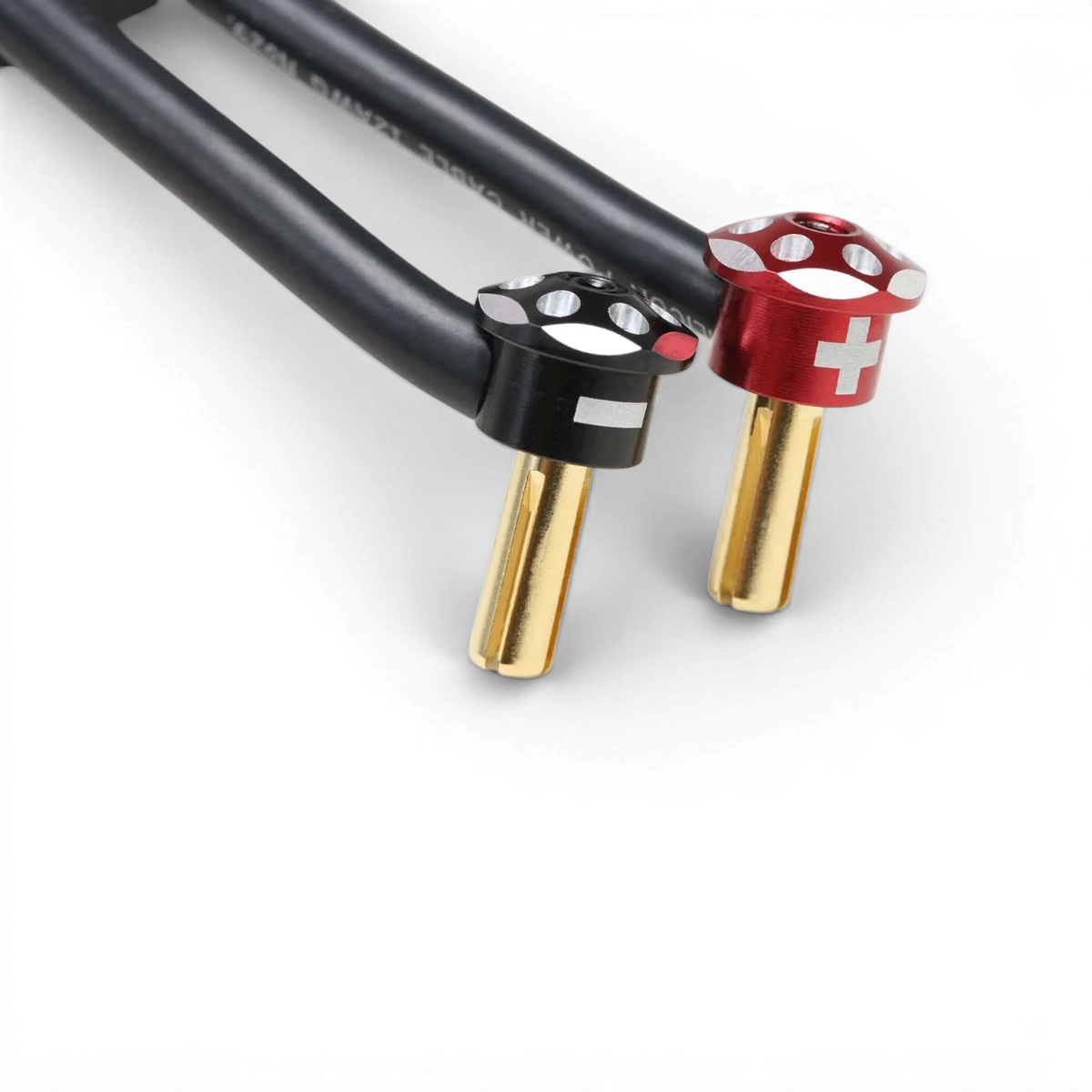 Capuchons en aluminium + prise batterie Racing Performer pk 4mm - YOKOMO - DriftParadiZ