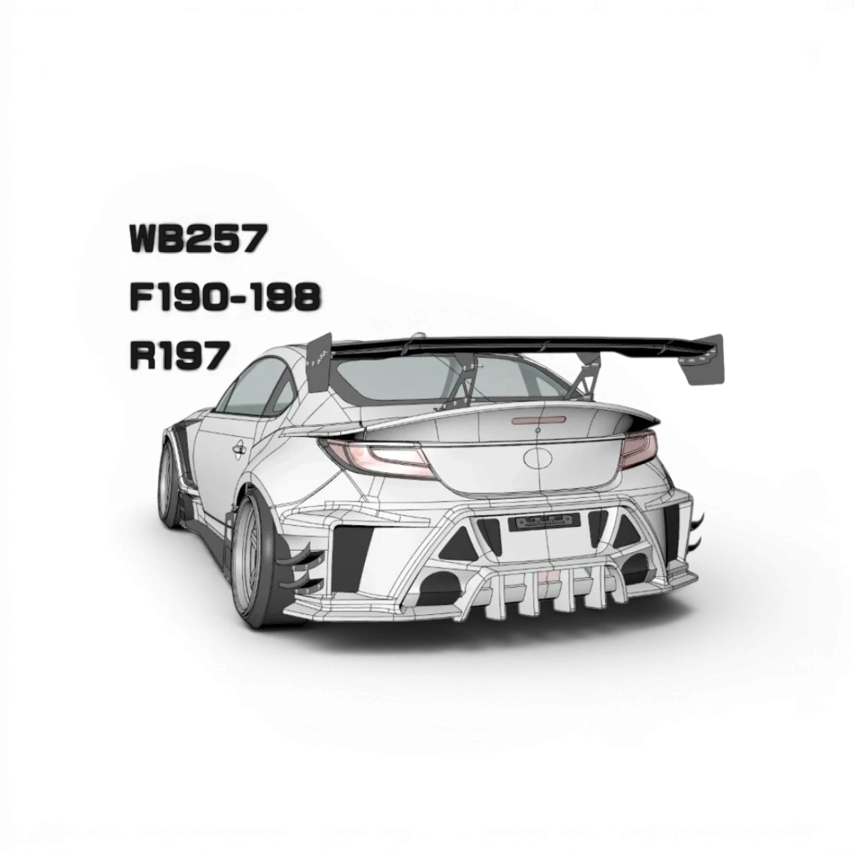 Carroçaria Toyota GR86 Naoki Nakamura Street Ver. 