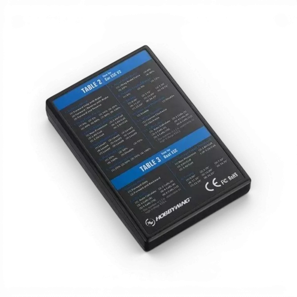 Carte de programation LED - HOBBYWING - DriftParadiZ