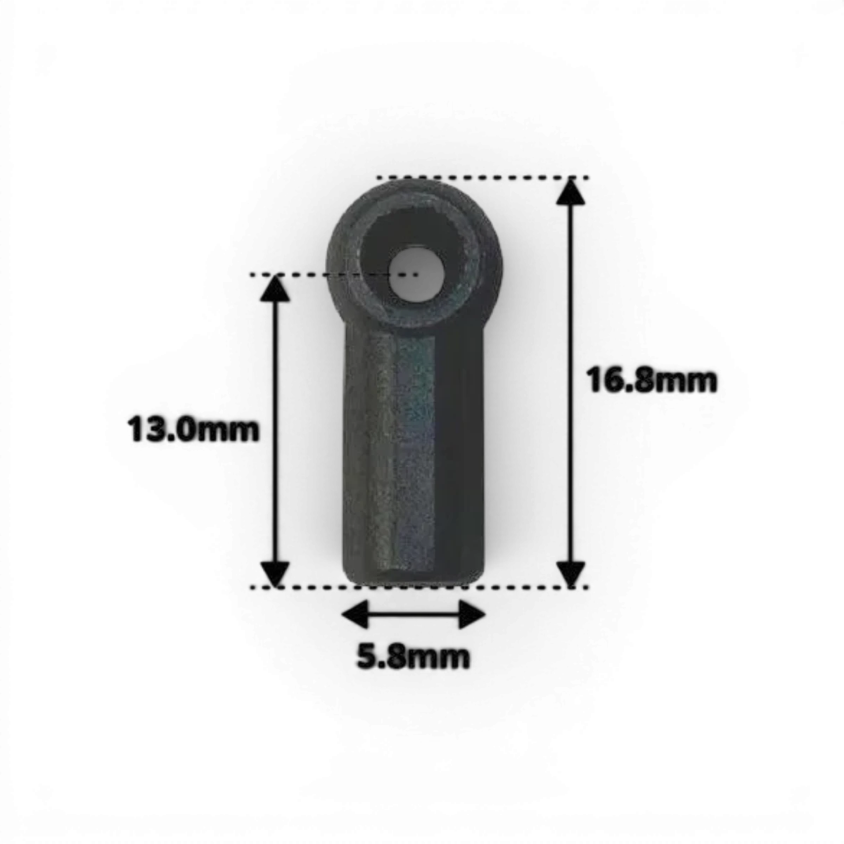 Pièce détachée Topline, chapes "S" en résine de 4,3 mm, visible en détail dans l'image.