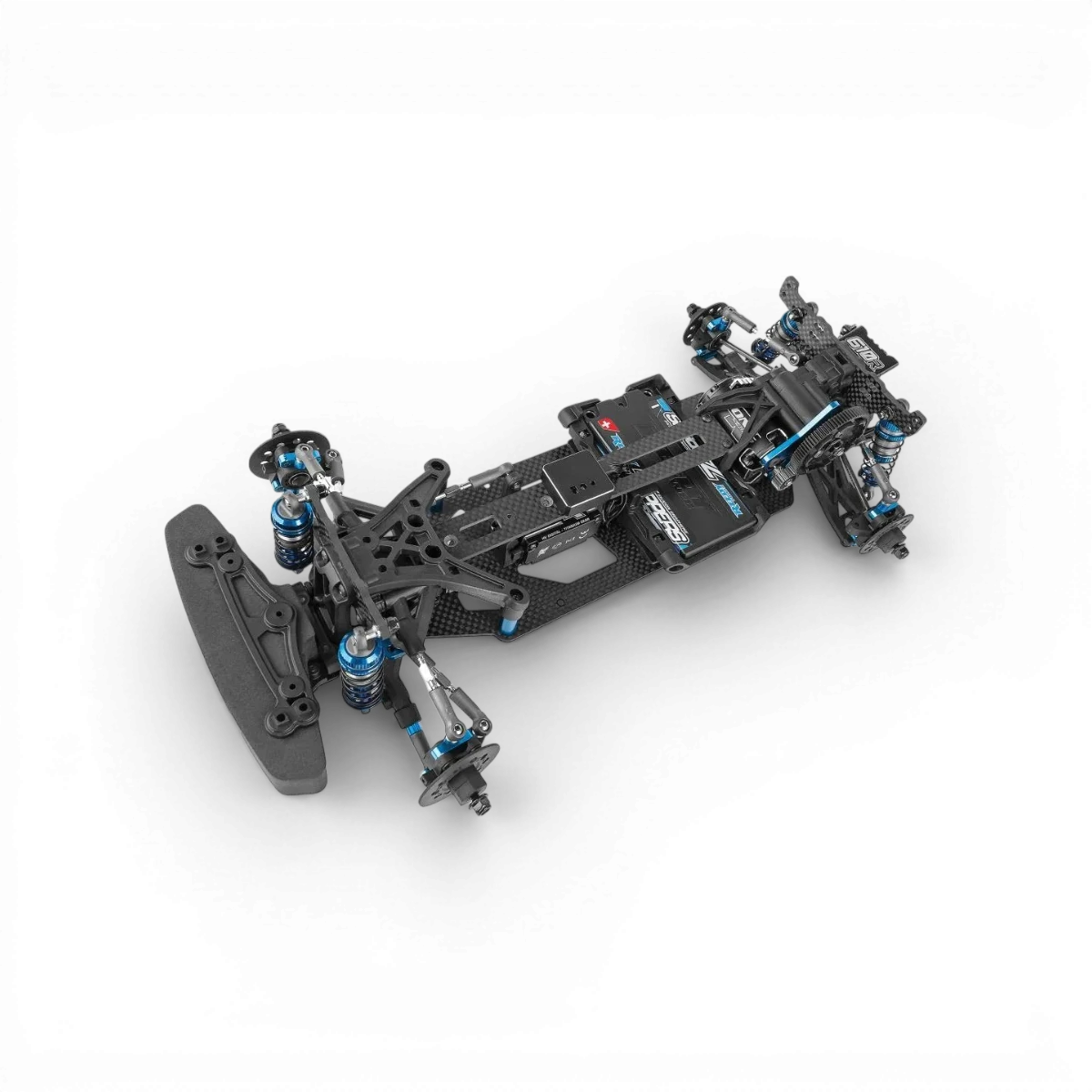 Châssis drift DC10 Kit de DriftParadiZ avec composants en plastique et métal, conçu pour voitures RC de drift.
