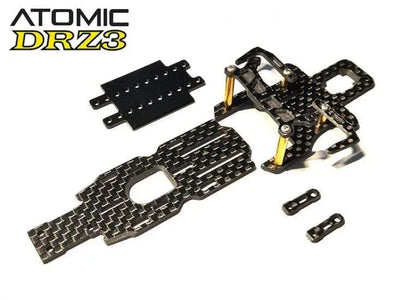 Châssis étroit carbone DRZ3 90-120mm - Atomic RC - DRZ3-26