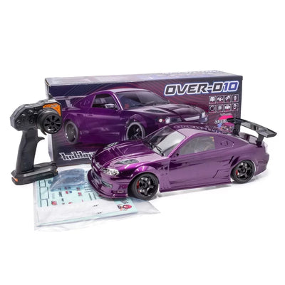 Chasis de deriva RC OVER-D10 RTR sin escobillas RWD - HOBBYTECH - 1.OVER.D10-RTR-01