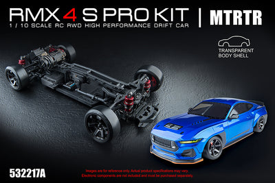 Châssis RC drift RMX 4 S PRO 1/10 RWD Carrosserie Mustang – MST – 532217ARMX