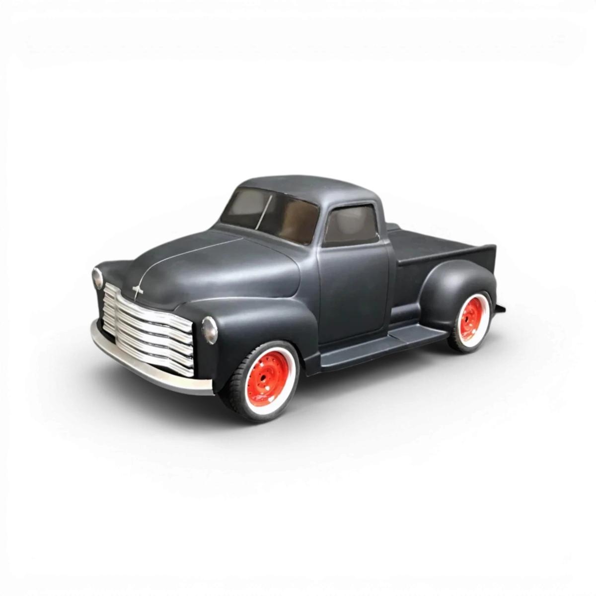 Carrosserie de camion pickup Chevy de la marque Aplastics RC, vue détaillée du modèle en plastique.