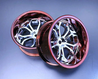 Chrome bronze Cercle + Spider Centre disque Chrome (2 pièces) - Tetsujin - TT-8029