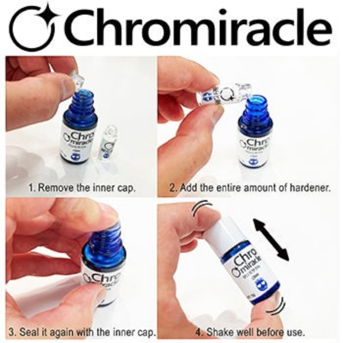 Image du Chromiracle Show UP de Show UP, un produit colorant capillaire rouge vibrant pour des cheveux éclatants.