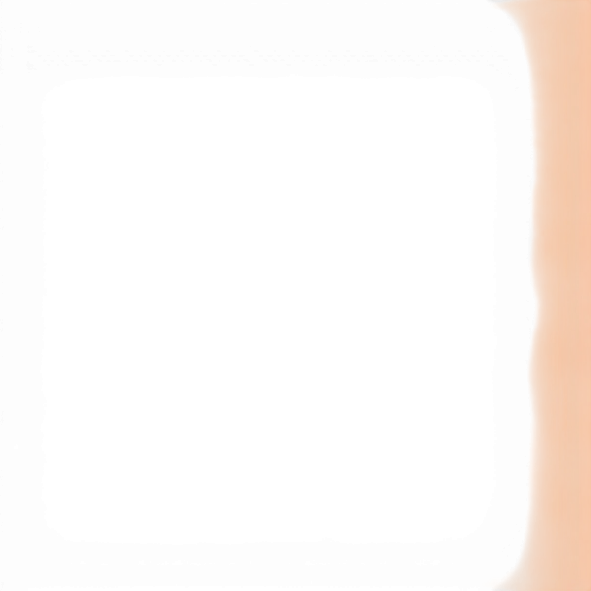 Aquarelle transparente orange Createx Colors, pot de peinture en verre avec liquide orange vif, illustration d'une couleur classique et transparente.