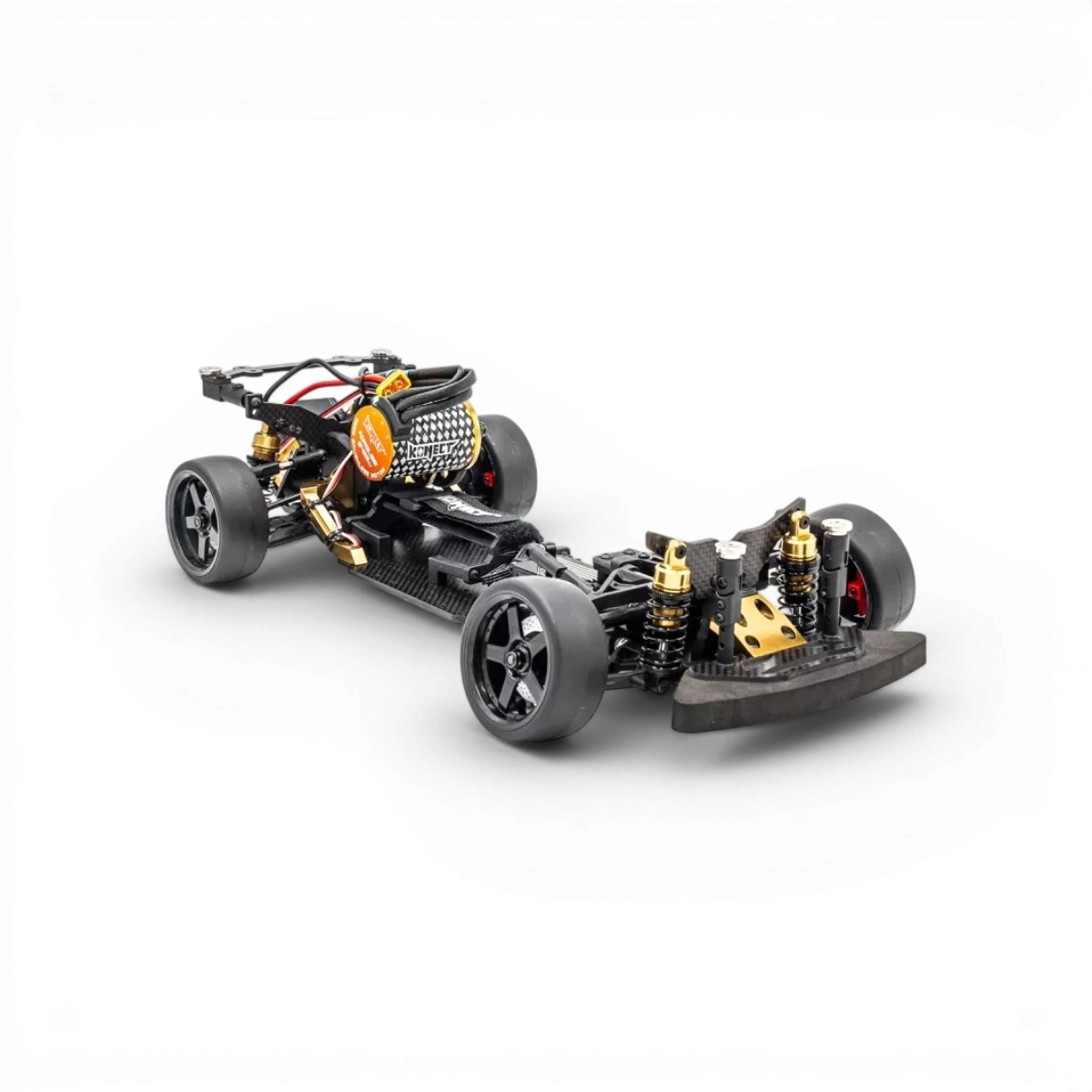 Kit combo HOBBYTECH OVER-D10 Drift 1/10ème avec pièces et accessoires pour voiture radiocommandée.