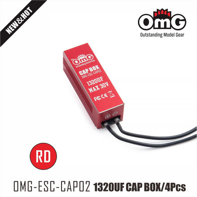 Condensateur pour ESC Rouge 13200UF - OMG