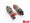Coupelles amortisseurs sur roulement +0mm Pro Gress Rouge - World pro