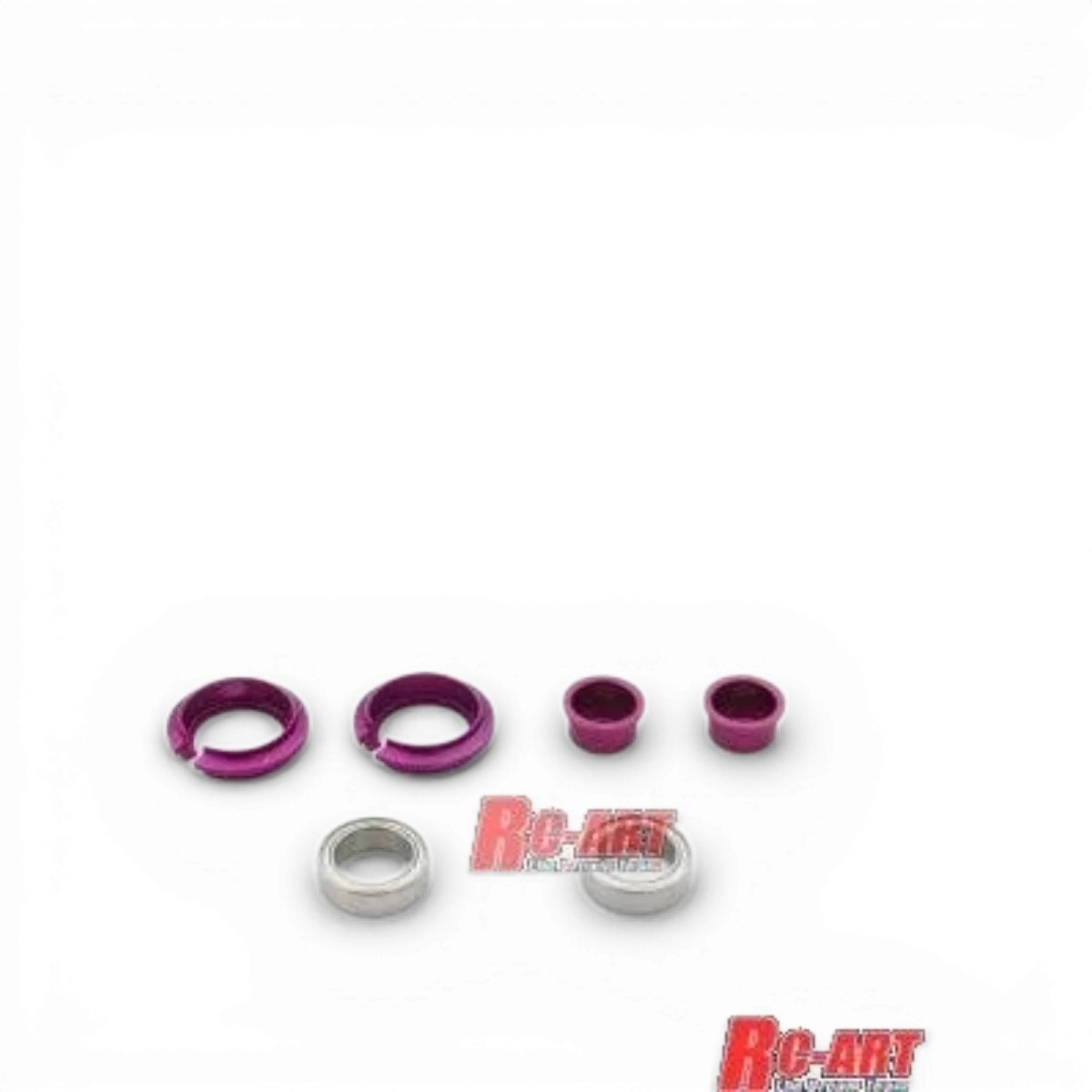 Coupelles amortisseurs sur roulement -2mm Pro Gress Violet - World pro - DriftParadiZ