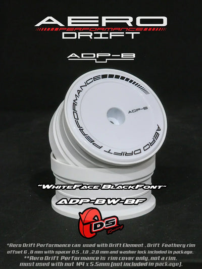 Aero Performance Drift for Drift Element - Flat - White - White DS Racing -Adp-bf-bf