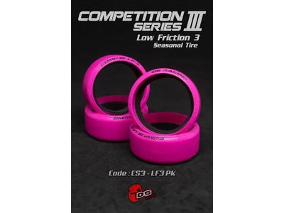 CS3-LF3 competition serie 3 (4pcs) - Rose  -  DS Racing - CS3-LF3PK