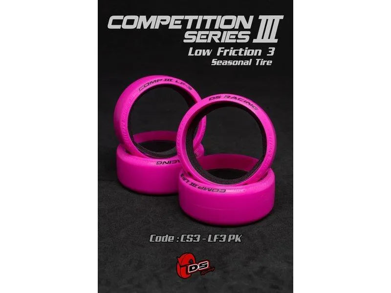 CS3-LF3 competition serie 3 (4pcs) - Rose - DS Racing - DriftParadiZ