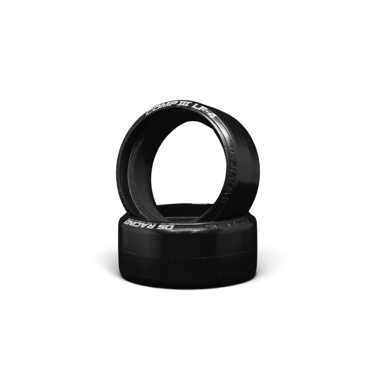 Roues DS Racing CS3-LF4 série compétition 3, 4 pièces, largeur 29 mm, vues en détail.