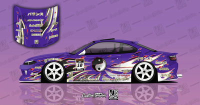 Décoration complète autocollante - Drift Balance - Basement LAB Graphics - BLG-DB-P75/08459