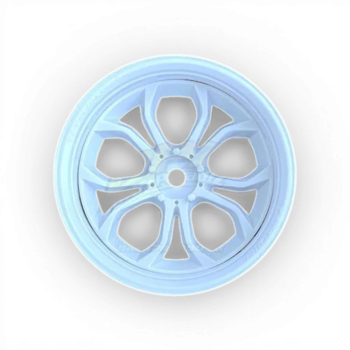 Roues Tetsujin Deep Spyder Blanche pour vélo, ensemble de roues blanches avec design moderne et robuste.