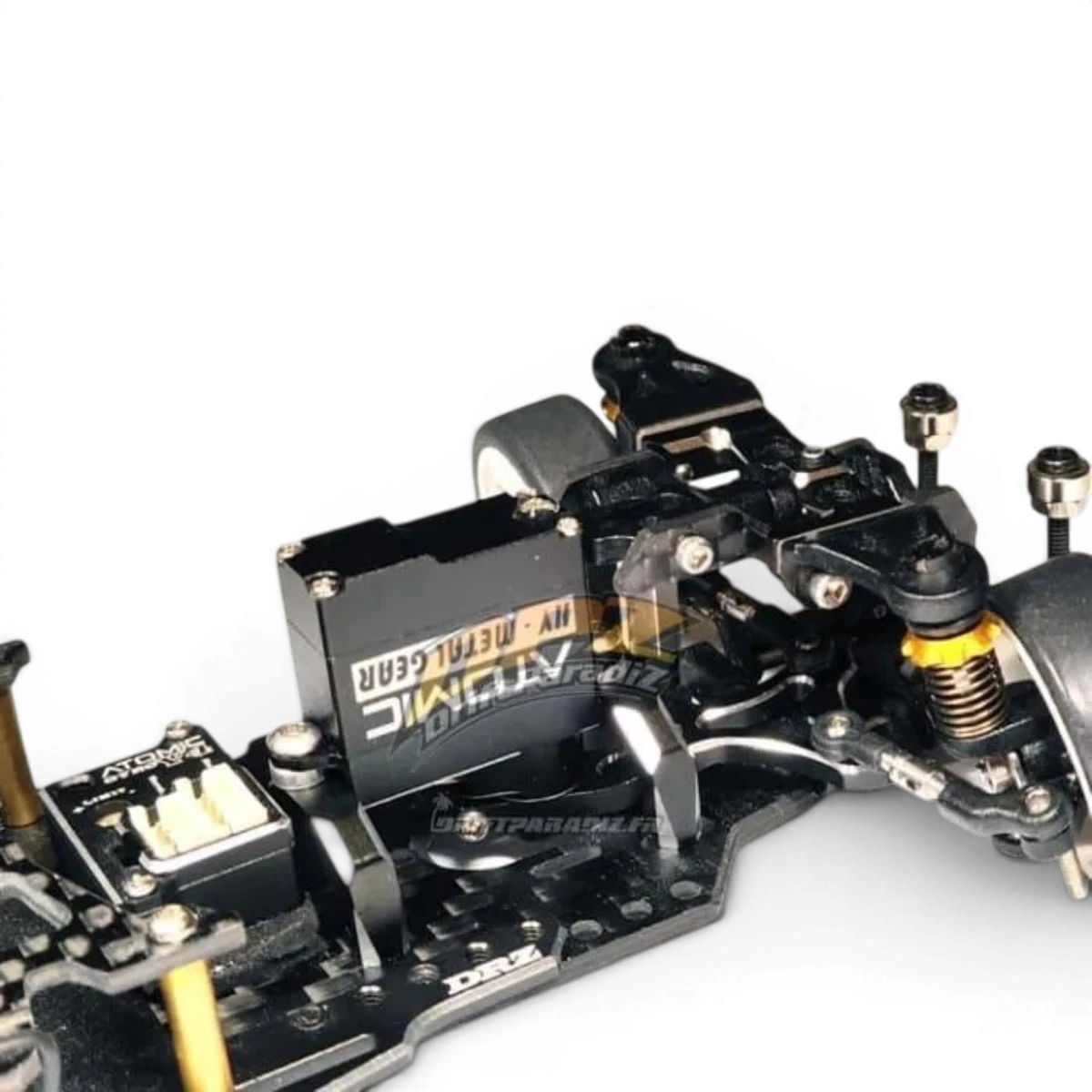 Direction pour voiture RC Atomic RC Mini DRZ3, pièce détachée pour modèle DRZ3 avec système direct drive, compatible avec UP11.