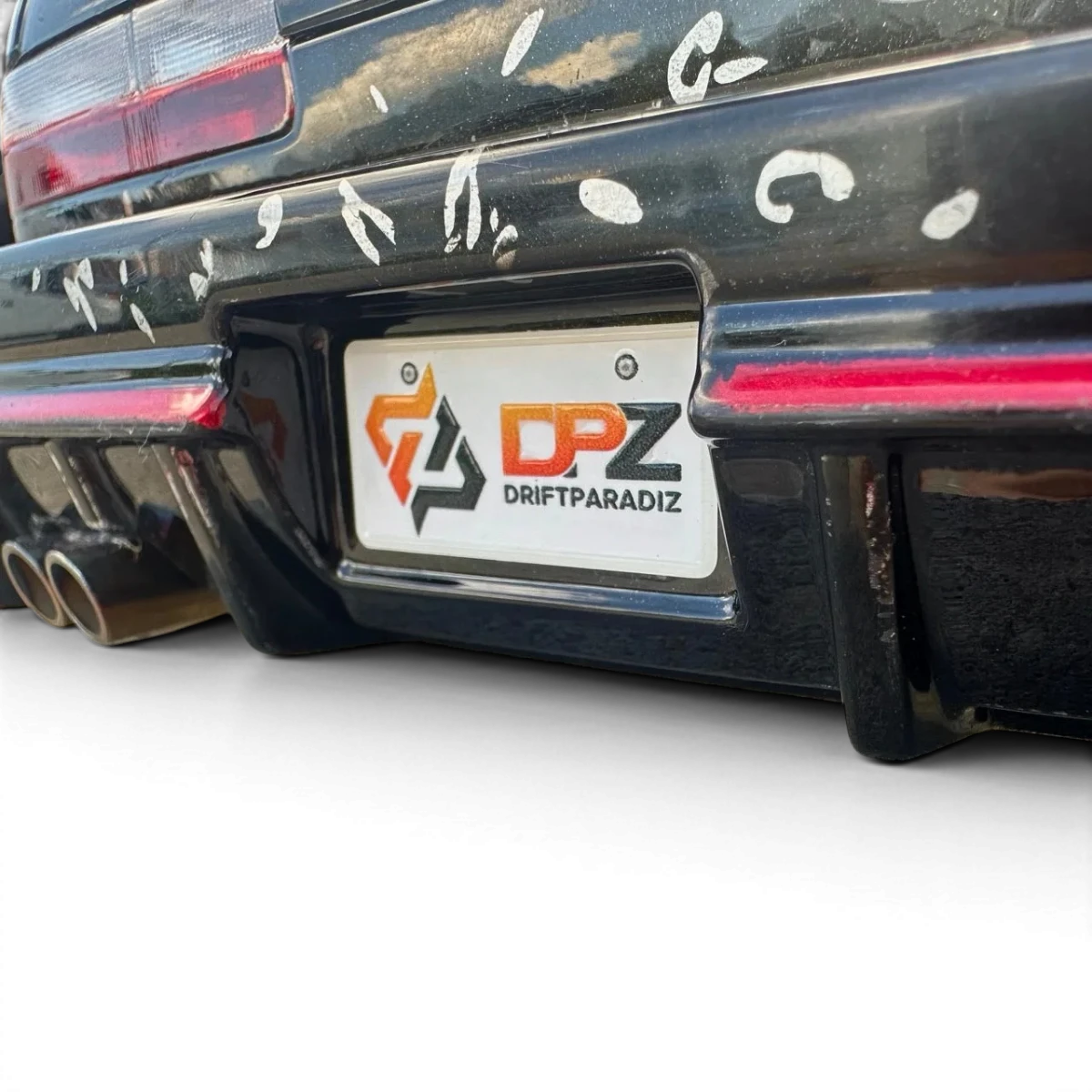 " DPZ " Plaque immatriculation 3d autocollante - Wrap-UP Next - DriftParadiZ