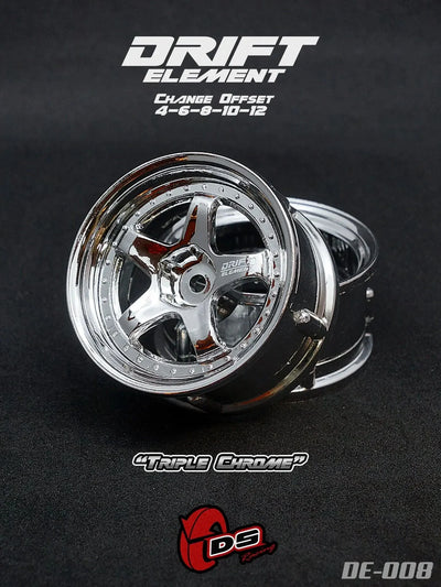 Drift Elements Chromes/Chromes/visserie Chrome - DS Racing - DE-008