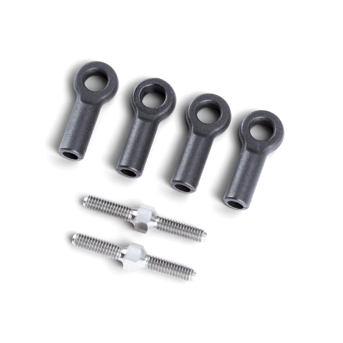 Biellettes de direction DriftParadiZ Rêve D en titane 20 mm avec chapes fines pour châssis RC Drift