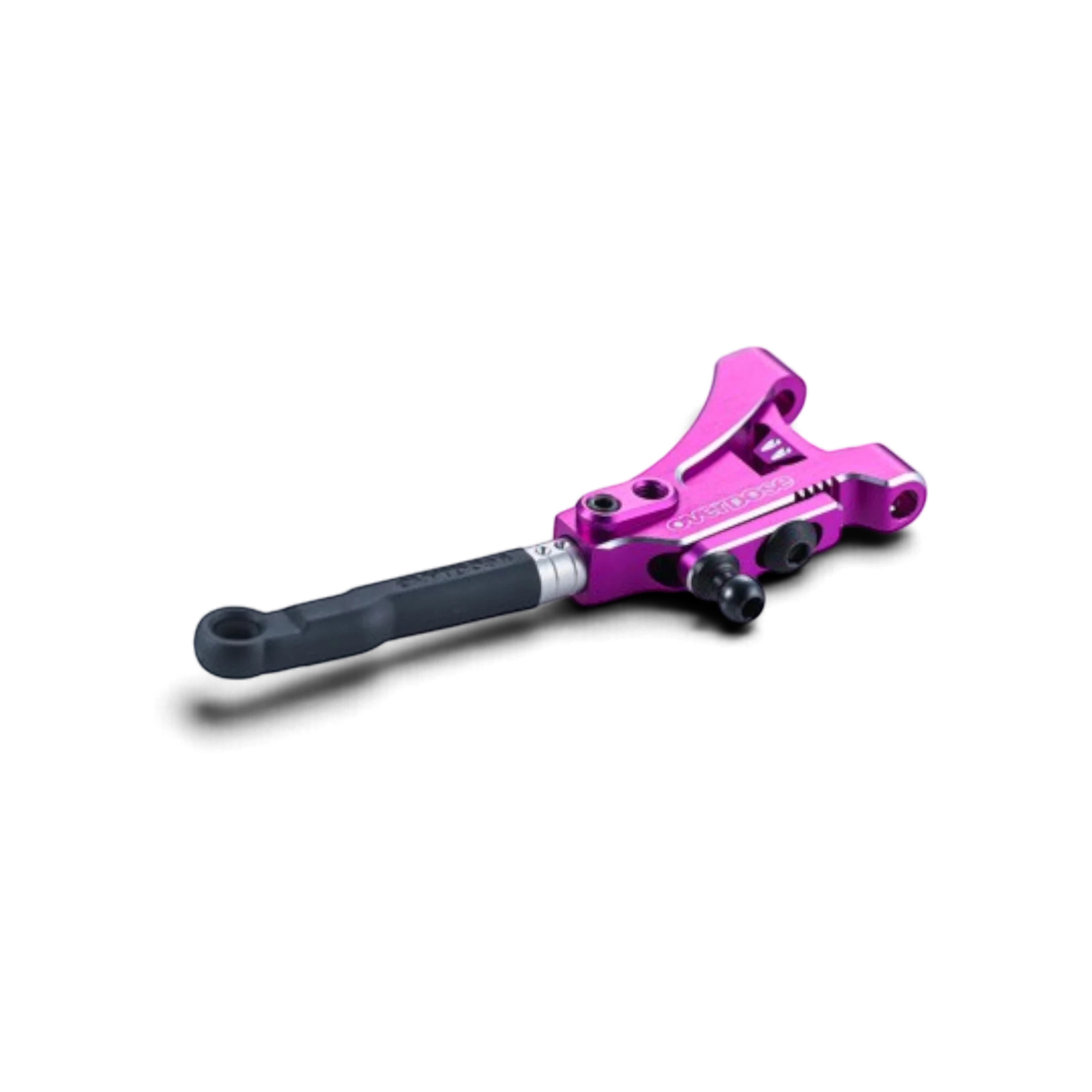 Bras de suspension avant réglables DriftParadiZ Type-4 en aluminium violet pour voiture RC de drift